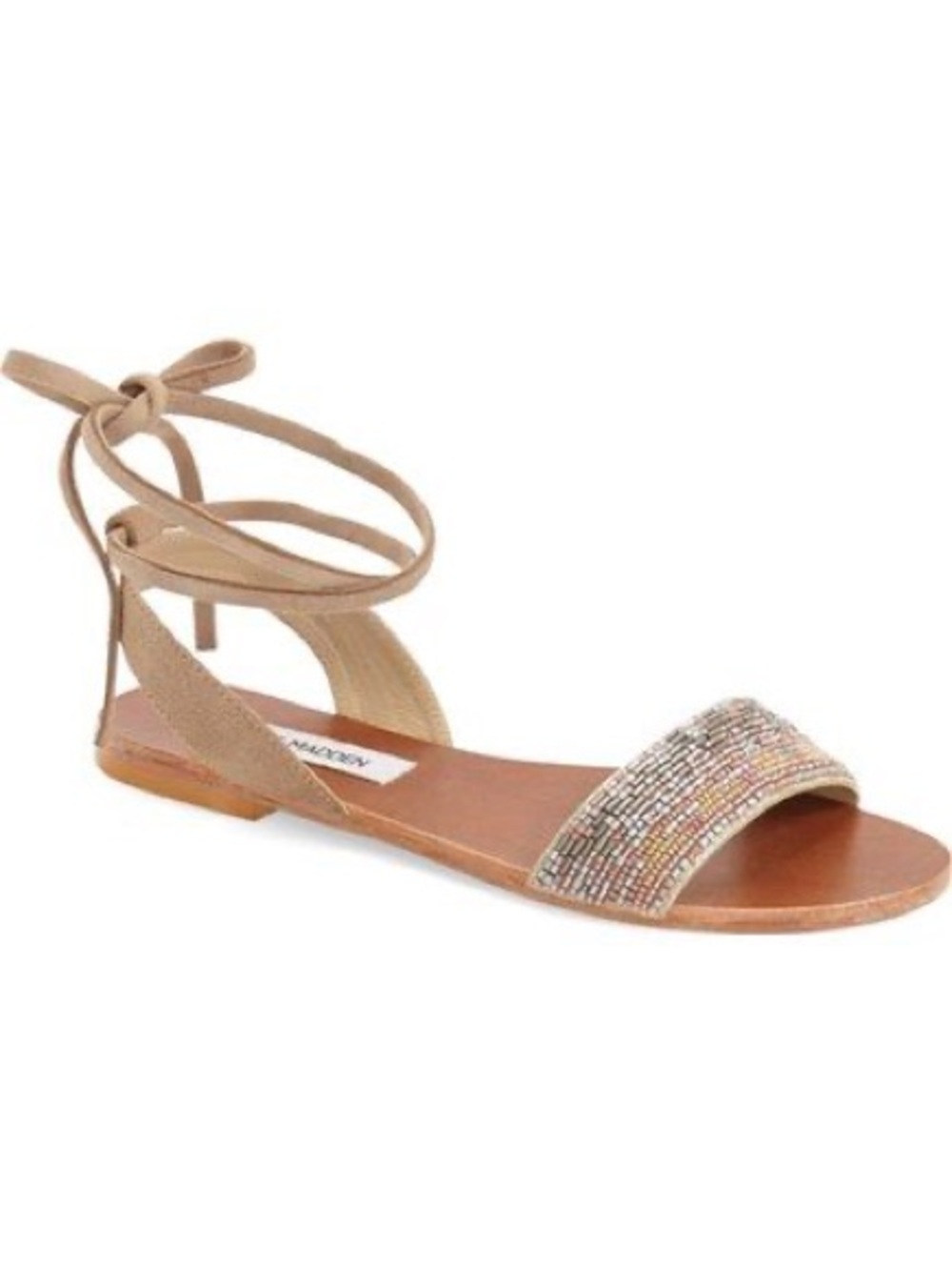 Steve Madden Shaney Beaded Leather Sandals
